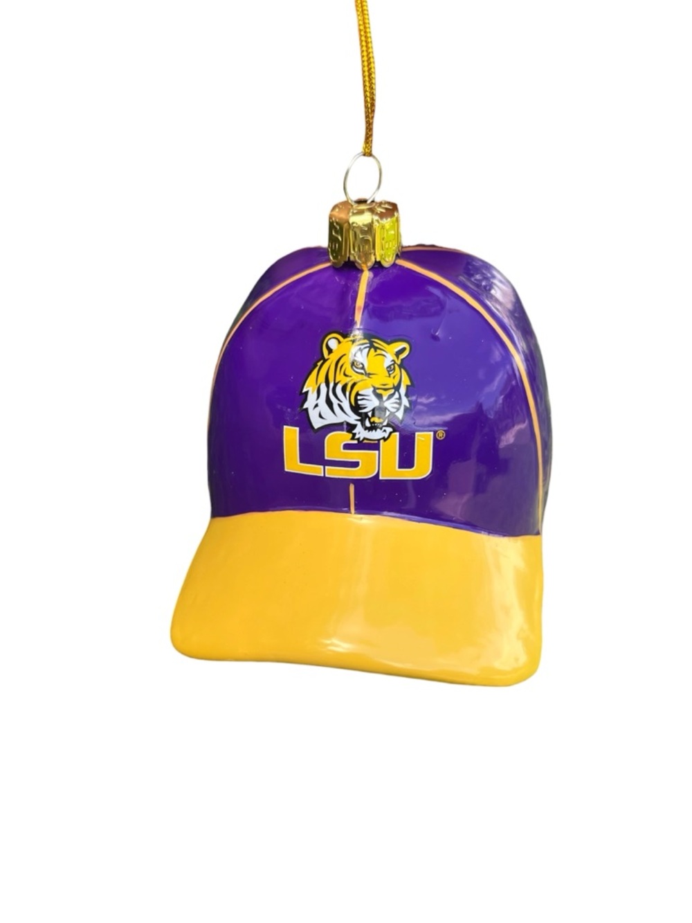 Vintage LSU Tigers Baseball Hat  Ornament
